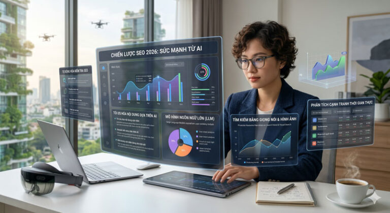 SEO Web Năm 2026 - AI thiết kế