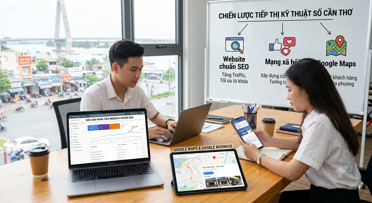 Tại sao đốt hàng trăm triệu làm Marketing vẫn thất bại? Câu trả lời nằm ở chiếc gương sản phẩm 2 Chiến lược tiếp thị số ở Cần Thơ
Ảnh được tạo từ AI