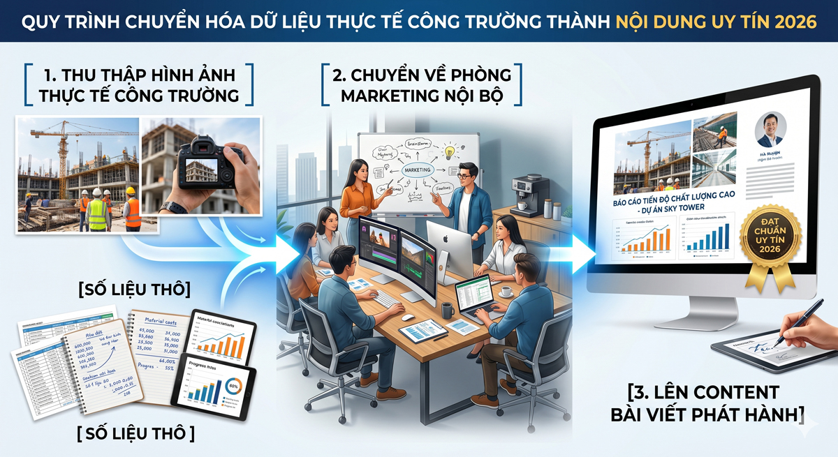 Nội dung “Thực Chiến” giúp doanh nghiệp đạt trị thứ hạng cao trong tìm kiếm - Tiêu chuẩn SEO uy tín năm 2026 3 Bài viết đạt chuẩn Uy tín 2026