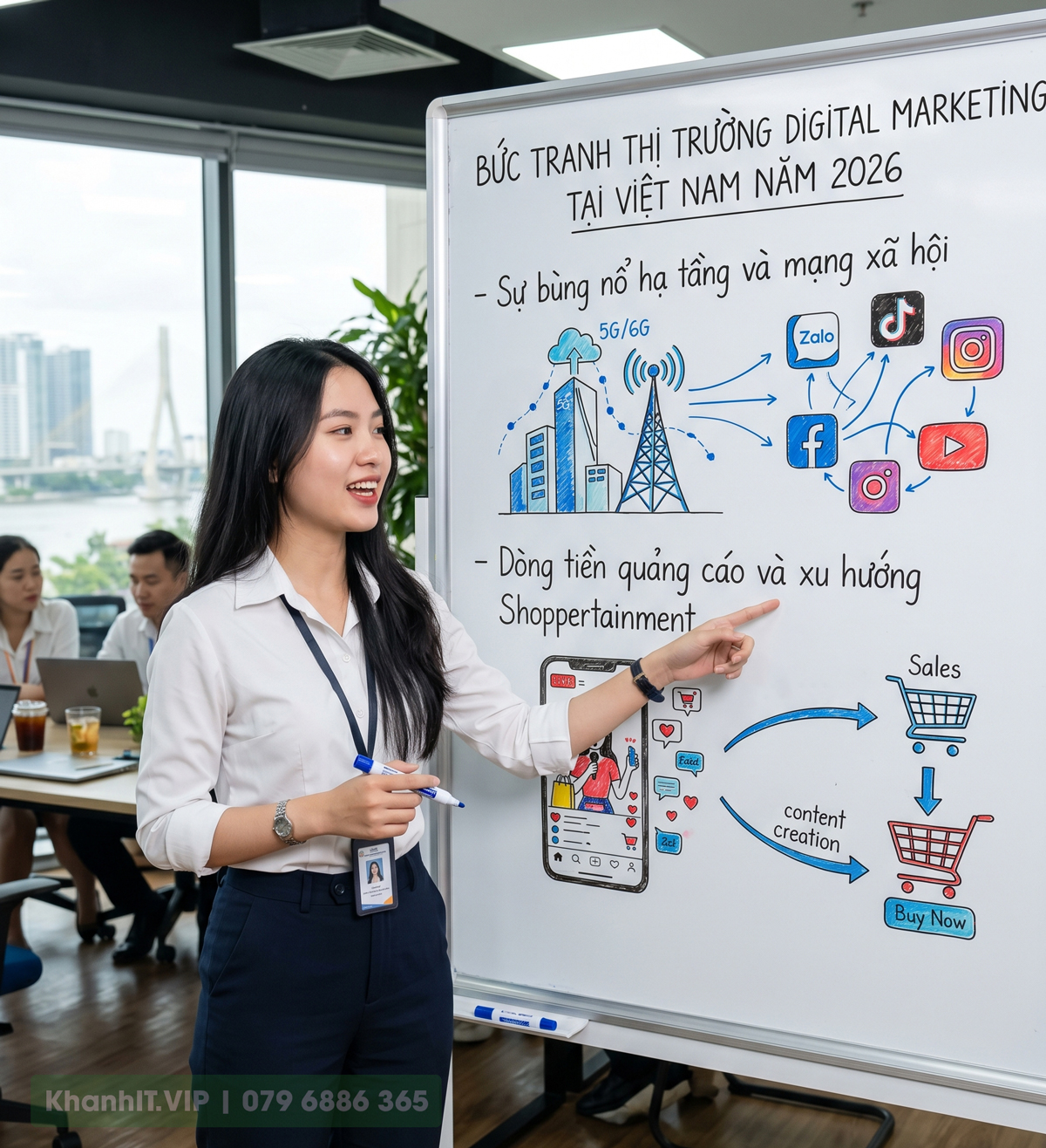 Phân tích chuyên sâu ngành marketing thuê ngoài (Outsourced Marketing) năm 2026 và Chiến Lược Cho Doanh Nghiệp Việt Nam 4 Bức Tranh Thị Trường Digital Marketing Tại Việt Nam Năm
Hình ảnh tạo từ AI