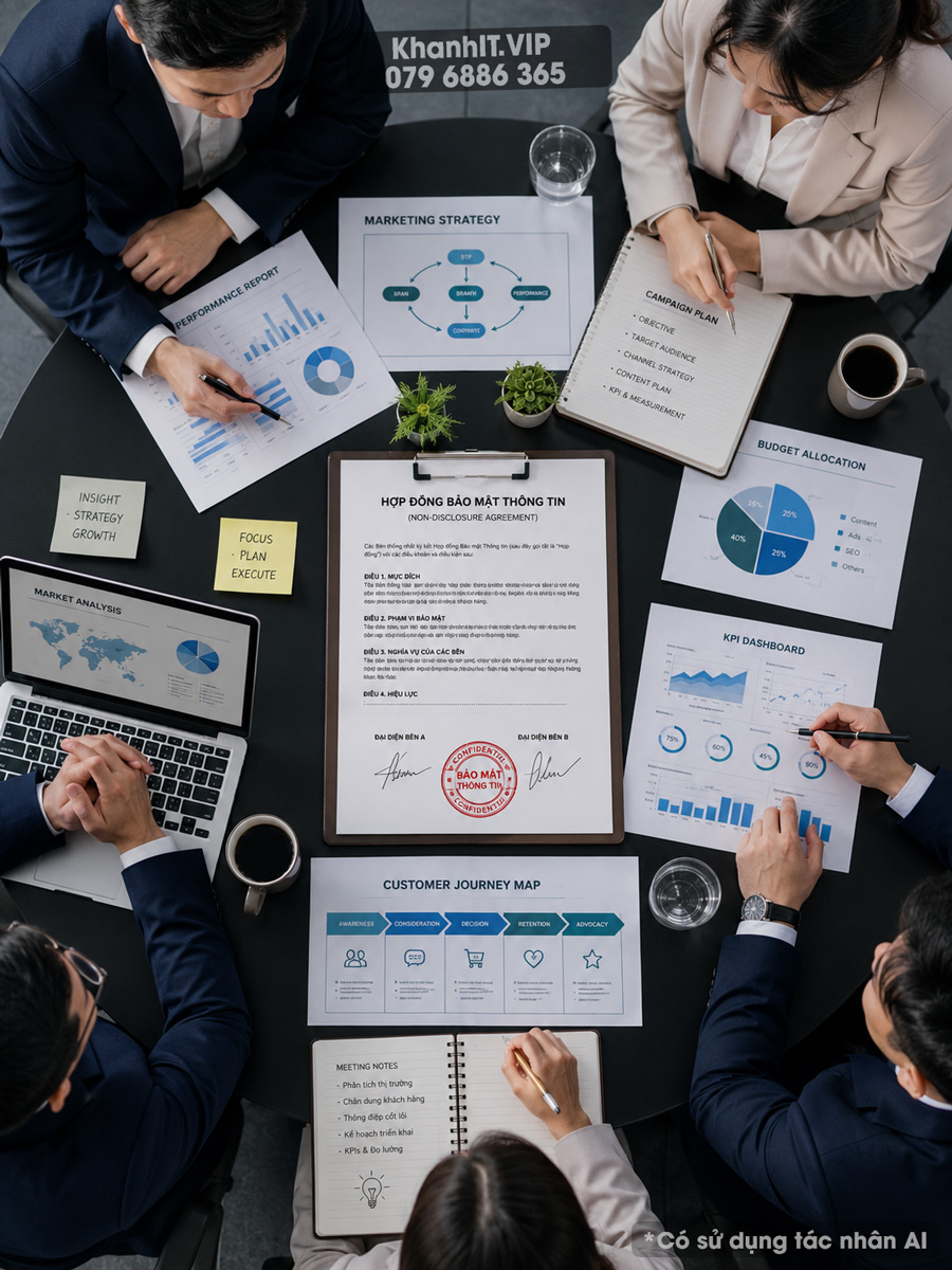 Không "ĐEM CON BỎ CHỢ": 4 bước chuẩn bị sống còn khi chuyển giao cho phòng marketing thuê ngoài 2 Hợp đồng Bảo mật Thông tin