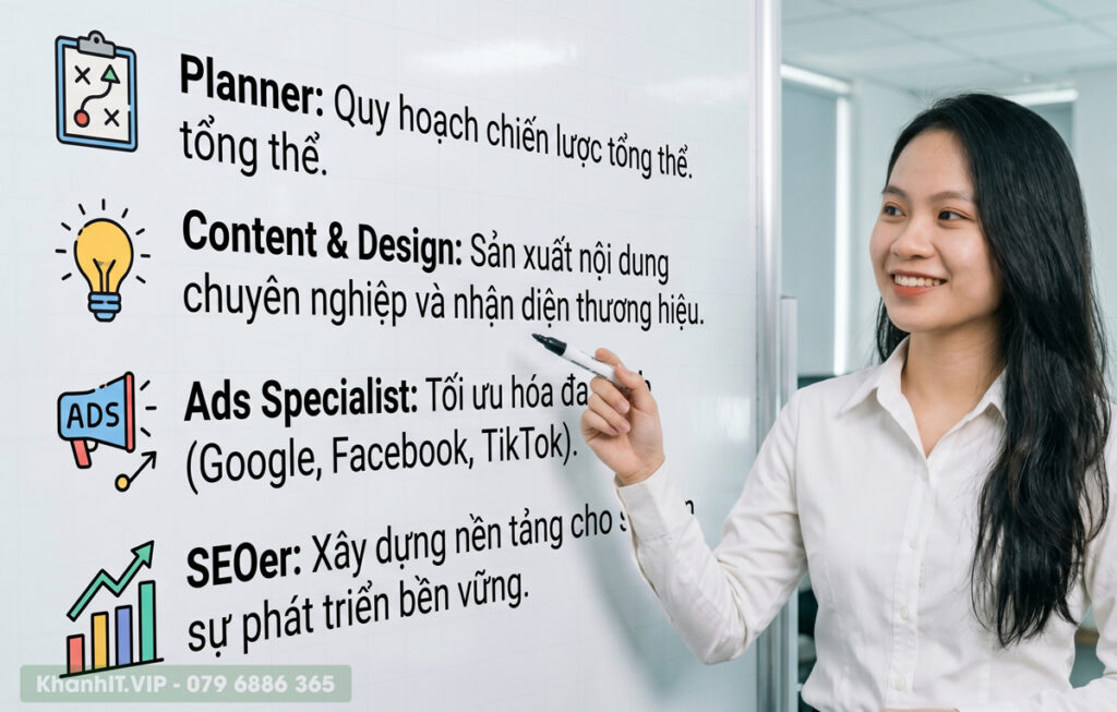 Thuê Ngoài Phòng Marketing: Lựa Chọn Chiến Lược Hay "Canh Bạc" Ngân Sách Cho Doanh Nghiệp? 2 Nghịch lý chi phí: Tối ưu hóa từ Chi phí cố định sang Chi phí biến đổi
Hình ảnh được tạo từ AI