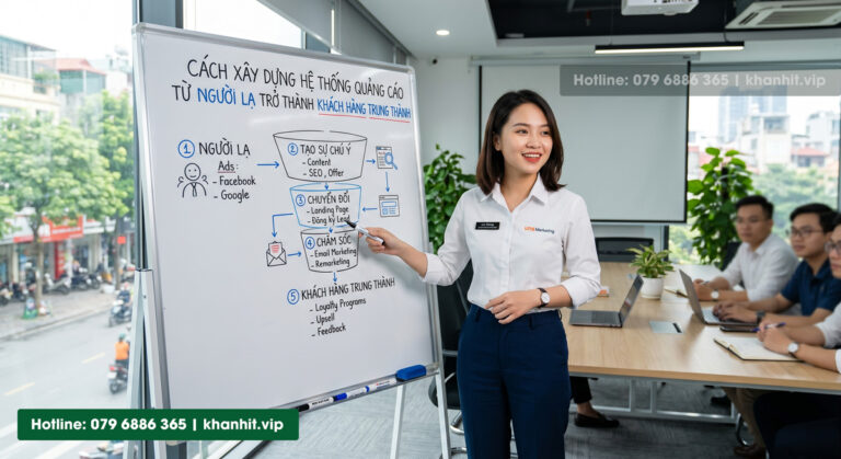 Cách xây dựng hệ thống Quảng cáo từ người lạ trở hàng thành Khách hàng trung thành Hình ảnh được tạo từ AI