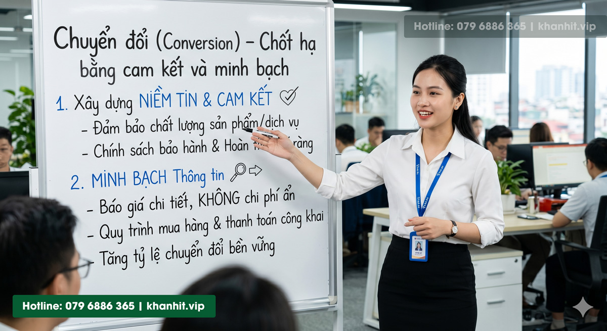 Cân nhắc (Consideration) – Giăng "Mồi câu" chiến lượ
Hình ảnh được tạo từ AI
