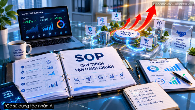 Quy trình 5 bước vận hành phòng marketing thuê ngoài