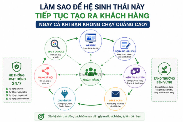 Tài sản số #10: Làm sao để hệ sinh thái này tiếp tục tạo ra khách hàng ngay cả khi bạn không chạy quảng cáo? 1 Làm sao để hệ sinh thái này tiếp tục tạo ra khách hàng ngay cả khi bạn không chạy quảng cáo?