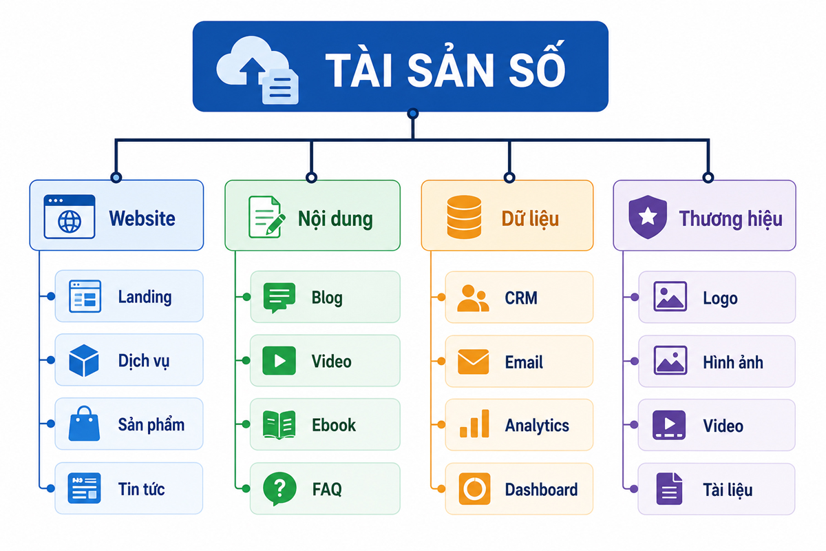 Tài sản số #2: Doanh nghiệp không chỉ cần Website, doanh nghiệp cần sở hữu Tài sản số. 2 Tài sản số